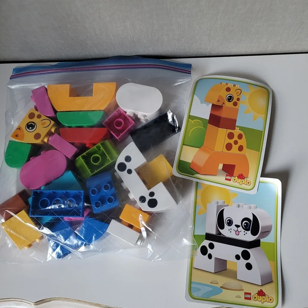 LEGO Duplo Set 10573 My First Creative Animals 100% Complete with Cards No Box